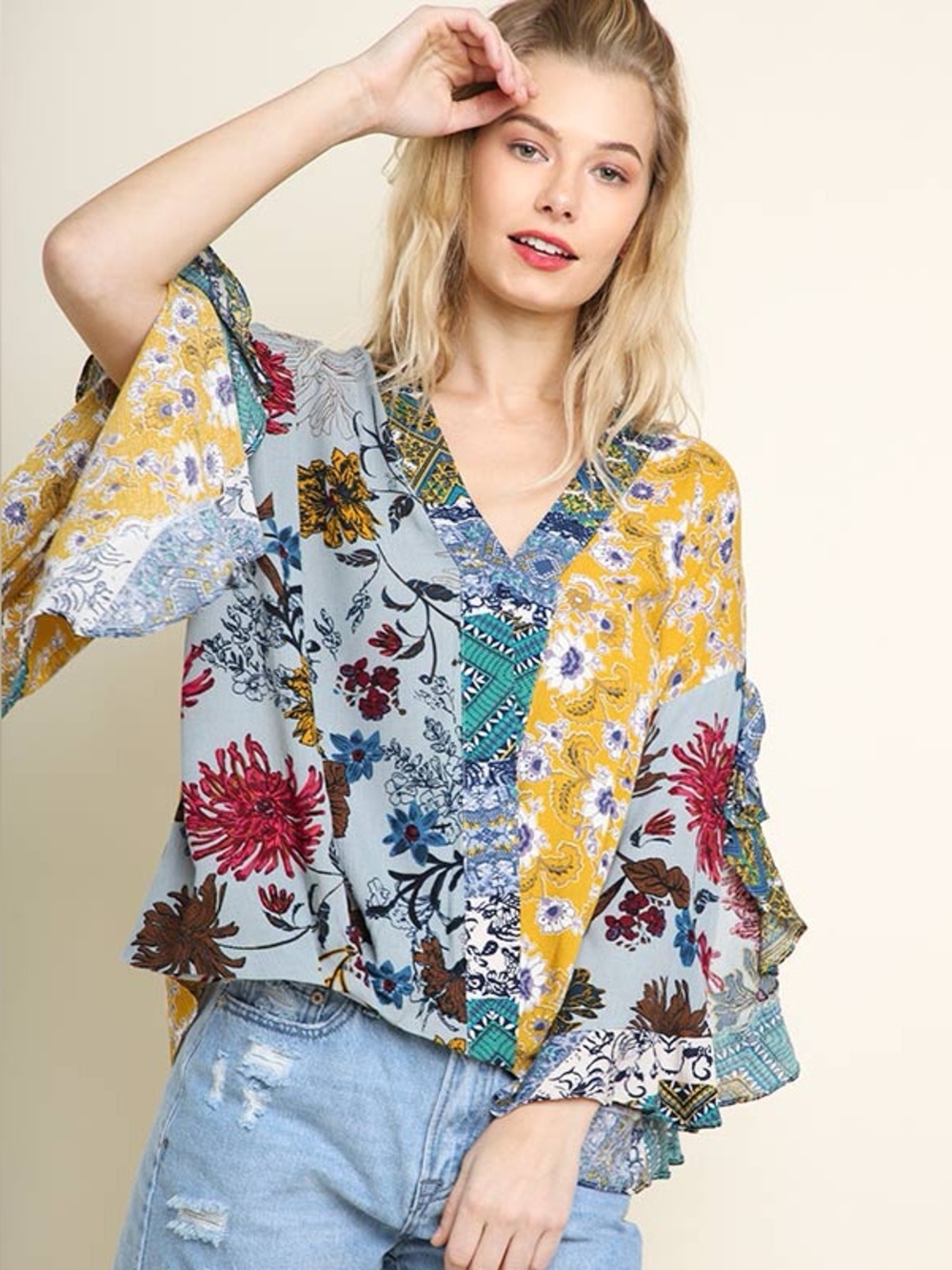 NWT Umgee Floral Top